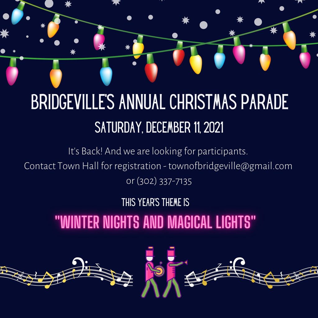 Christmas Parade » Town of Bridgeville » Sussex County Delaware