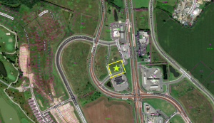 Aerial of Property for AutoZone